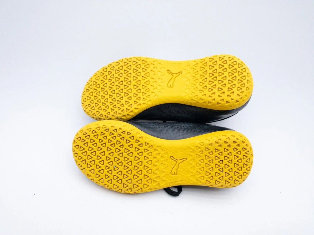 PUMA Kinder Hallenschuh Sportschuh schwarz